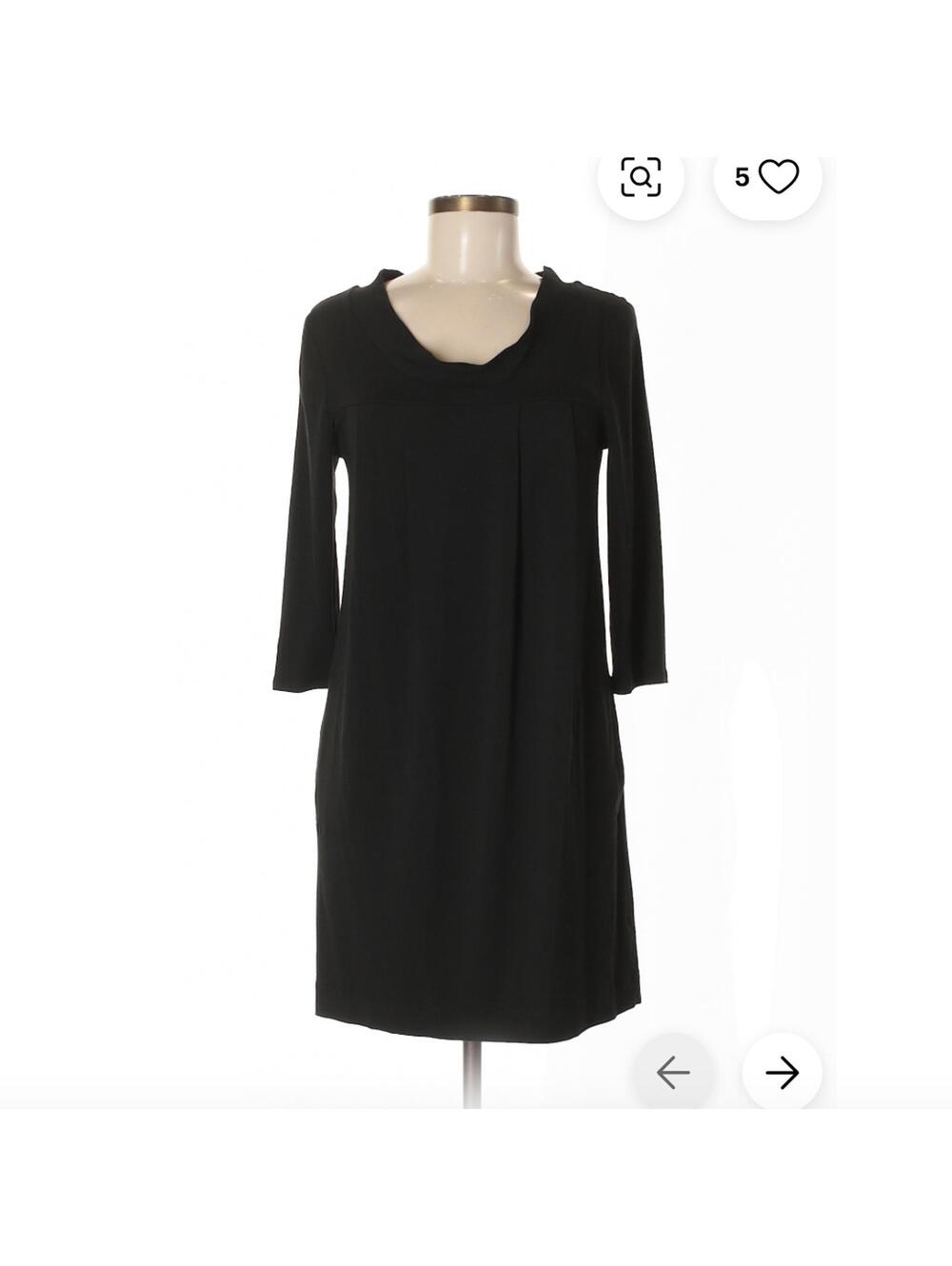 White House Black Market Black Long Sleeve Dress Size M